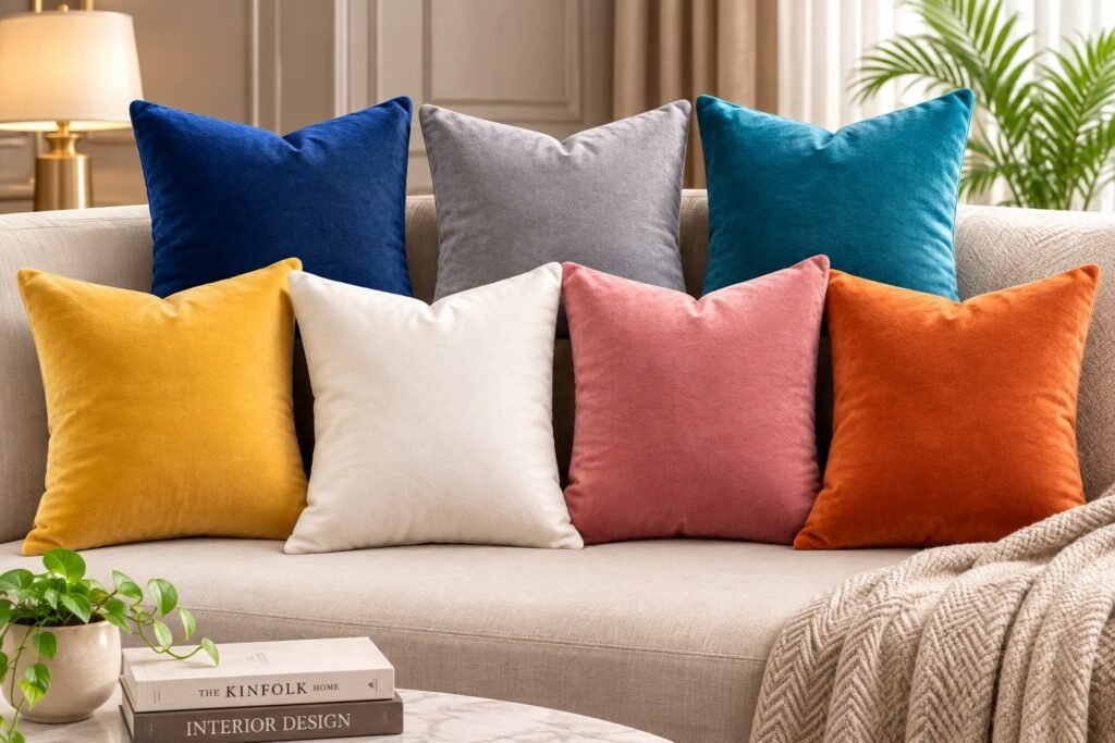 Colourful premium decorative cushion collection for home furnishing and hospitality